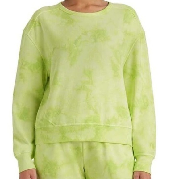 Member's Mark Tops - NWT MEMBERS MARK Lim Green Long Sleeve Crewneck Tie Dye Sweatshirt Size Large